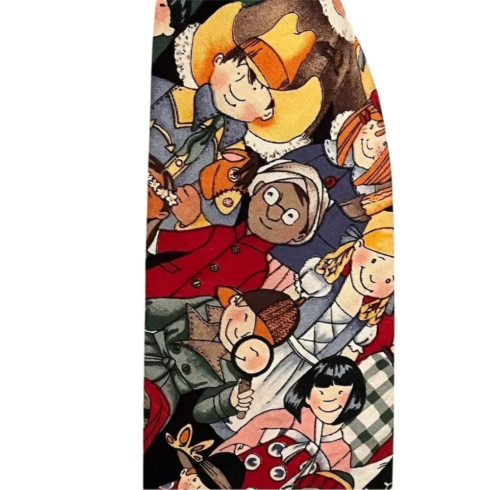 Vintage Tango by Max Raab Happy Children Geometric Necktie Multicolor tie career